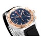 Breitling-Chronomat B01 42MM RG SS/RU Blue/Stk TF A7750