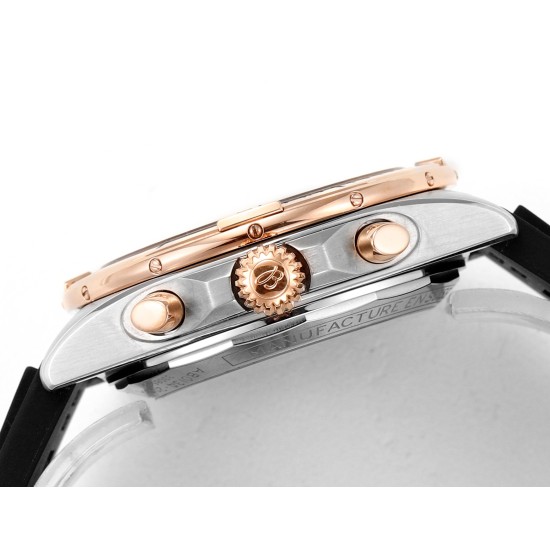 Breitling-Chronomat B01 42MM RG SS/RU Blue/Stk TF A7750