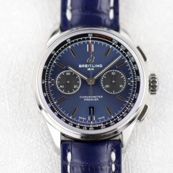 Breitling-Premier B01 Chronograph 42 SS/LE Blue GF V2 Asia 7750