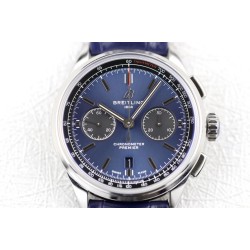 Breitling-Premier B01 Chronograph 42 SS/LE Blue GF V2 Asia 7750