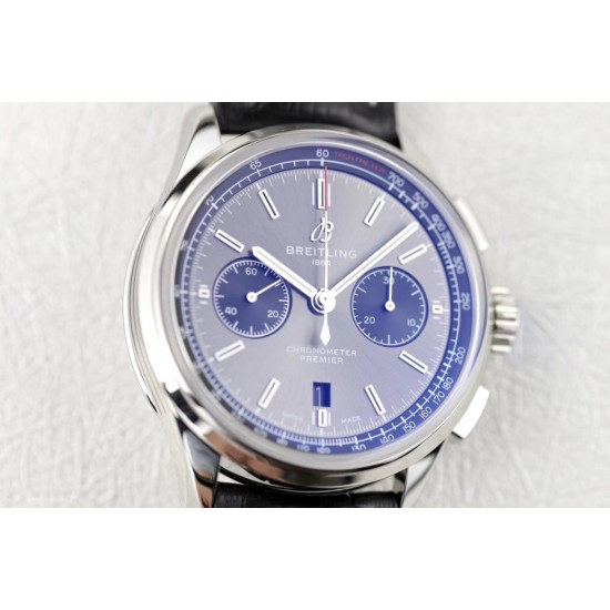 Breitling-Premier B01 Chronograph 42 SS/LE Grey GF V2 Asia 7750