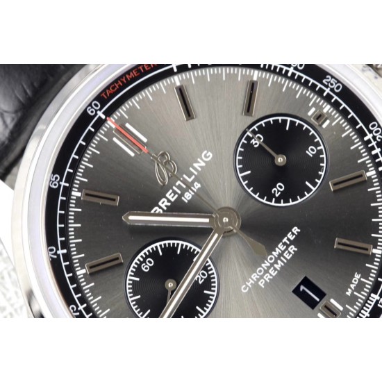 Breitling-Premier B01 Chronograph 42 SS/LE Grey GF V2 Asia 7750