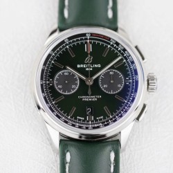 Breitling-Premier B01 Chronograph 42 SS/LE Grn GF V2 Asia 7750