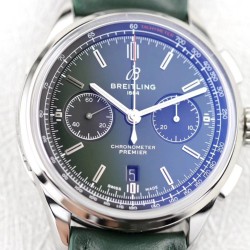 Breitling-Premier B01 Chronograph 42 SS/LE Grn GF V2 Asia 7750