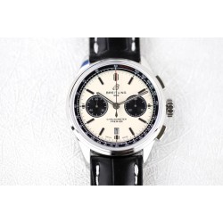 Breitling-Premier B01 Chronograph 42 SS/LE Wht GF V2 Asia 7750