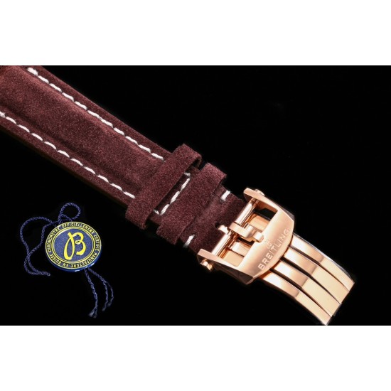 Breitling-Premier B01 Chronograph 42mm RG/LE Brown Dial BLSF V2 A7750 Mod
