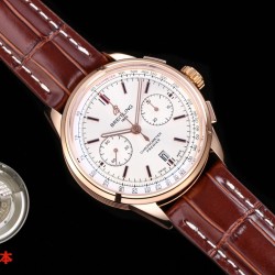 Breitling-Premier B01 Chronograph 42mm RG/LE Beige Dial BLSF V2 A7750 Mod