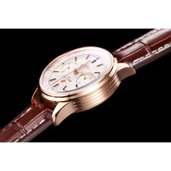 Breitling-Premier B01 Chronograph 42mm RG/LE Beige Dial BLSF V2 A7750 Mod