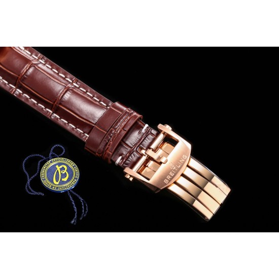 Breitling-Premier B01 Chronograph 42mm RG/LE Beige Dial BLSF V2 A7750 Mod