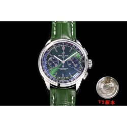 Breitling-Premier B01 Chronograph 42 SS/LE Grn BLSF V2 Asia 7750
