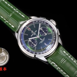 Breitling-Premier B01 Chronograph 42 SS/LE Grn BLSF V2 Asia 7750