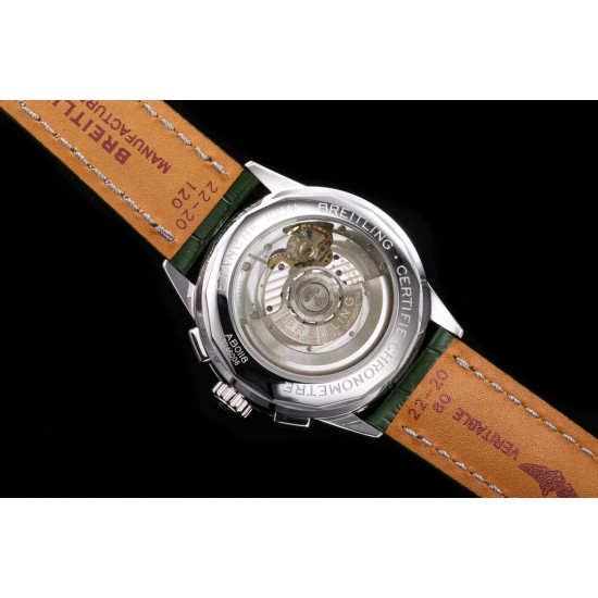 Breitling-Premier B01 Chronograph 42 SS/LE Grn BLSF V2 Asia 7750