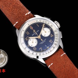 Breitling-Premier B01 Chronograph 42mm SS/LE Blue Dial BLSF V2 A7750 Mod