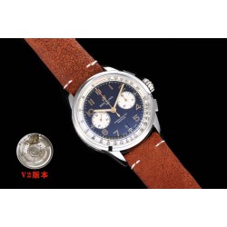 Breitling-Premier B01 Chronograph 42mm SS/LE Blue Dial BLSF V2 A7750 Mod