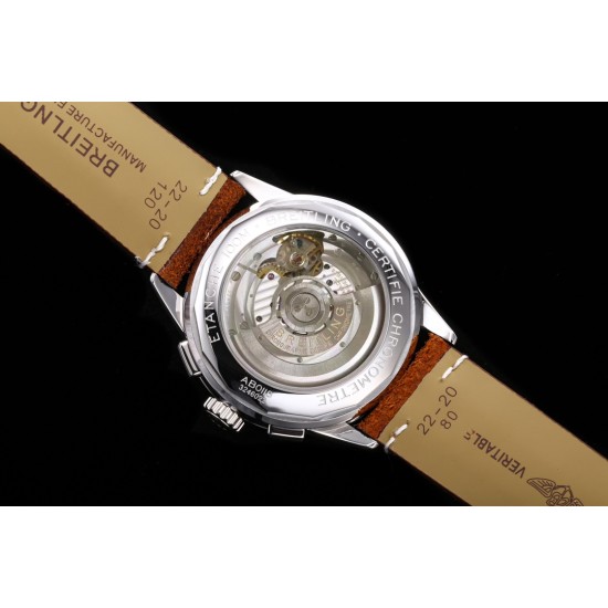 Breitling-Premier B01 Chronograph 42mm SS/LE Blue Dial BLSF V2 A7750 Mod