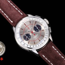 Breitling-Premier B01 Chronograph 42MM SS/LE Grey Dial BLSF V2 Asia 7750