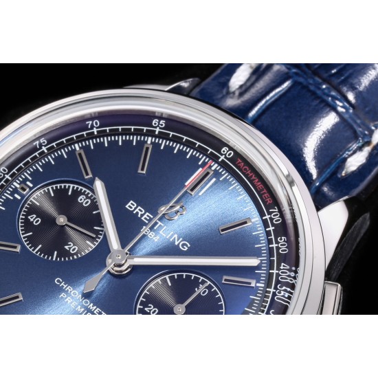 Breitling-Premier B01 Chronograph 42 SS/LE Blue Dial BLSF V2 Asia 7750