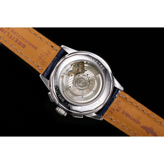 Breitling-Premier B01 Chronograph 42 SS/LE Wht BLSF V2 Asia 7750