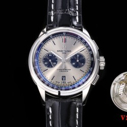 Breitling-Premier B01 Chronograph 42 SS/LE Silver BLSF V2 Asia 7750