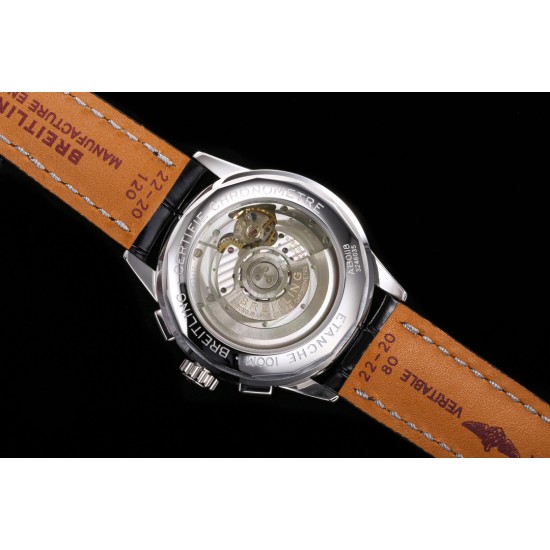 Breitling-Premier B01 Chronograph 42 SS/LE Silver BLSF V2 Asia 7750
