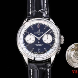 Breitling-Premier B01 Chronograph 42 SS/LE Blue BLSF V2 Asia 7750