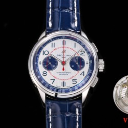 Breitling-Premier B01 Chronograph 42 SS/LE Wht BLSF V2 Asia 7750