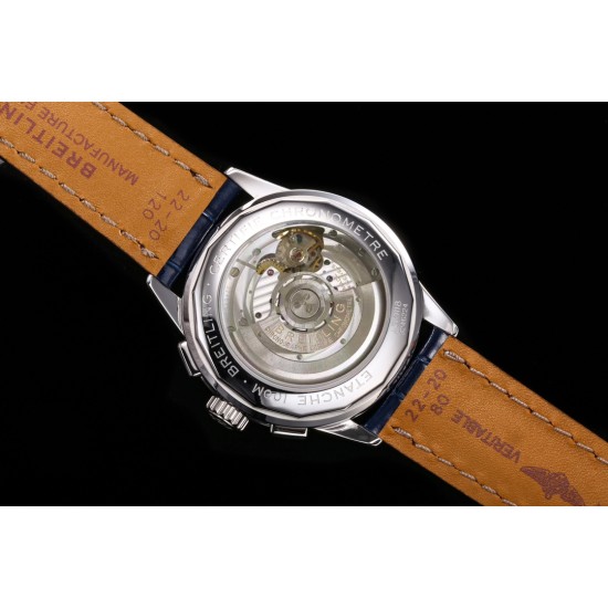 Breitling-Premier B01 Chronograph 42 SS/LE Wht BLSF V2 Asia 7750