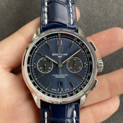Breitling-Premier B01 Chronograph 42 SS/LE Blue GF V2 Asia 7750