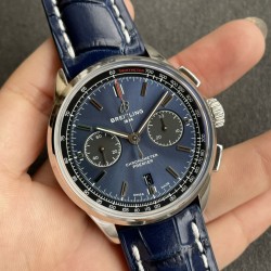 Breitling-Premier B01 Chronograph 42 SS/LE Blue GF V2 Asia 7750
