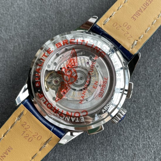 Breitling-Premier B01 Chronograph 42 SS/LE Blue GF V2 Asia 7750
