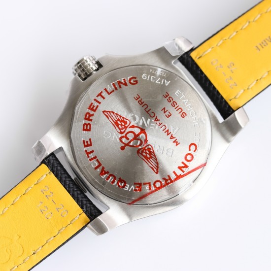 Breitling-Avenger II Seawolf SS/RU Yellow Num GF V2 Asia 2836