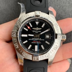 Breitling-Avenger II Seawolf SS/RU Black Stk GF V2 Asia 2836