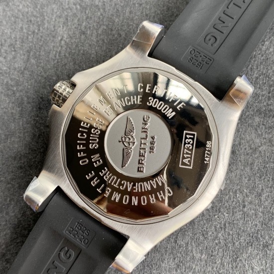 Breitling-Avenger II Seawolf SS/RU Black Stk GF V2 Asia 2836
