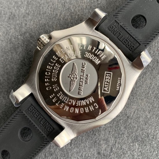 Breitling-Avenger Seawolf 2017 SS/RU Black GF Asia 2836