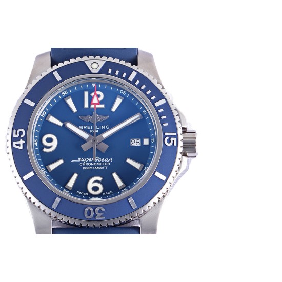 Breitling-Superocean 44mm SS/RU Blue Dial BLSF A2824