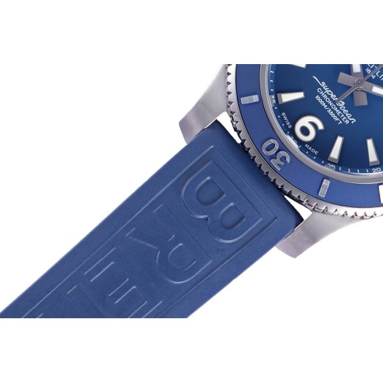 Breitling-Superocean 44mm SS/RU Blue Dial BLSF A2824