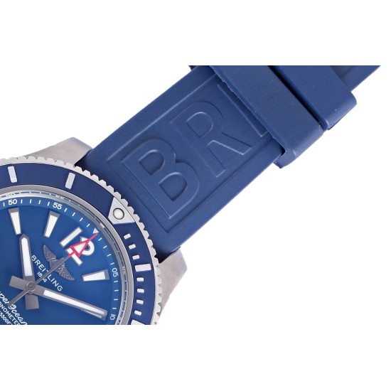 Breitling-Superocean 44mm SS/RU Blue Dial BLSF A2824