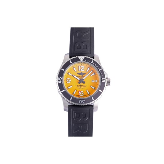 Breitling-Superocean 44mm SS/RU Yellow Dial BLSF A2824