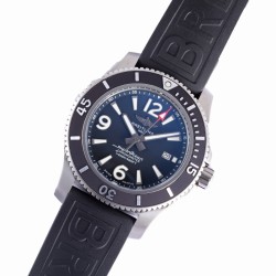 Breitling-Superocean Ironman 44mm SS/RU Black Dial BLSF A2824