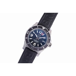 Breitling-Superocean Ironman 44mm SS/RU Black Dial BLSF A2824