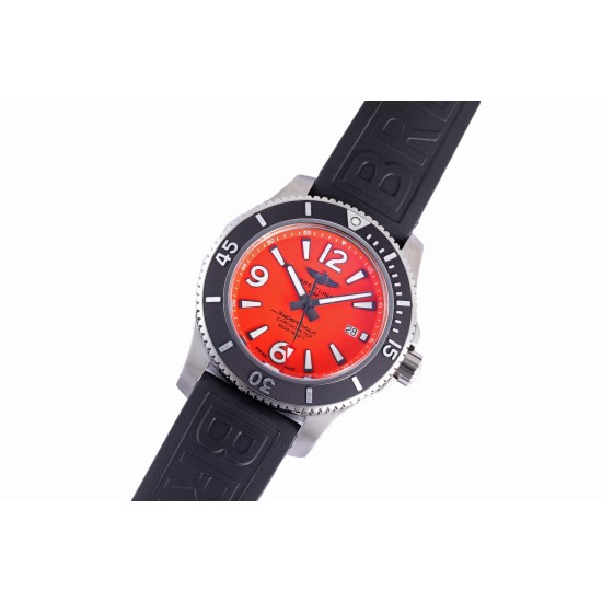 Breitling-Superocean 44mm SS/RU Red Dial BLSF A2824