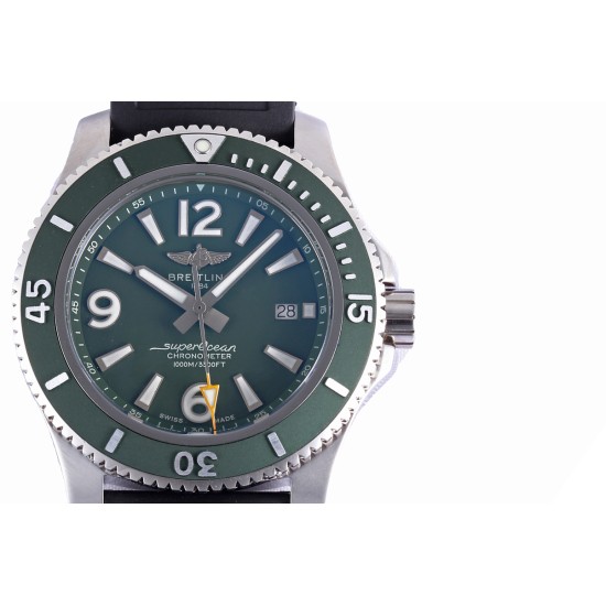 Breitling-Superocean 44mm SS/RU Green Dial BLSF A2824