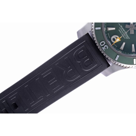Breitling-Superocean 44mm SS/RU Green Dial BLSF A2824