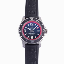 Breitling-Superocean 44mm SS/RU Black/Red BLSF A2824
