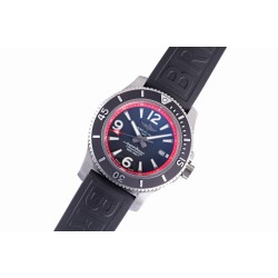 Breitling-Superocean 44mm SS/RU Black/Red BLSF A2824