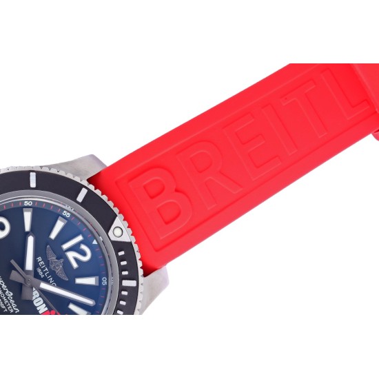 Breitling-Superocean 44mm SS/RU Black Dial BLSF A2824