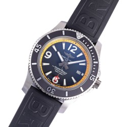 Breitling-Superocean 44mm SS/RU Black/Yellow BLSF A2824