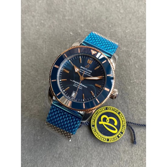 Breitling-Superocean Heritage II 42mm RG/SS Blk GF V2 A2824