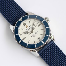Breitling-Superocean Heritage II 42mm Blue SS/RU Wht GF V2 A2824
