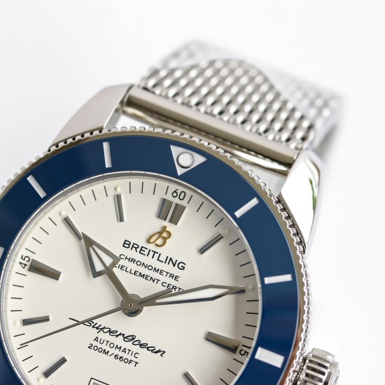 Breitling-Superocean Heritage II 42mm Blue SS/SS Wht GF V2 A2824